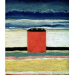 Kazimir Malevich "Red House, 1932" Offset Lithograph