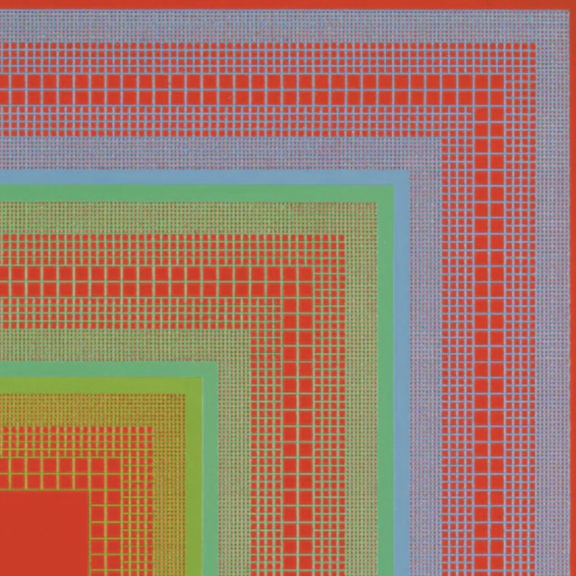 Richard Anuszkiewicz "Sunglow, 1968" Offset Lithograph - Bild 3 aus 5
