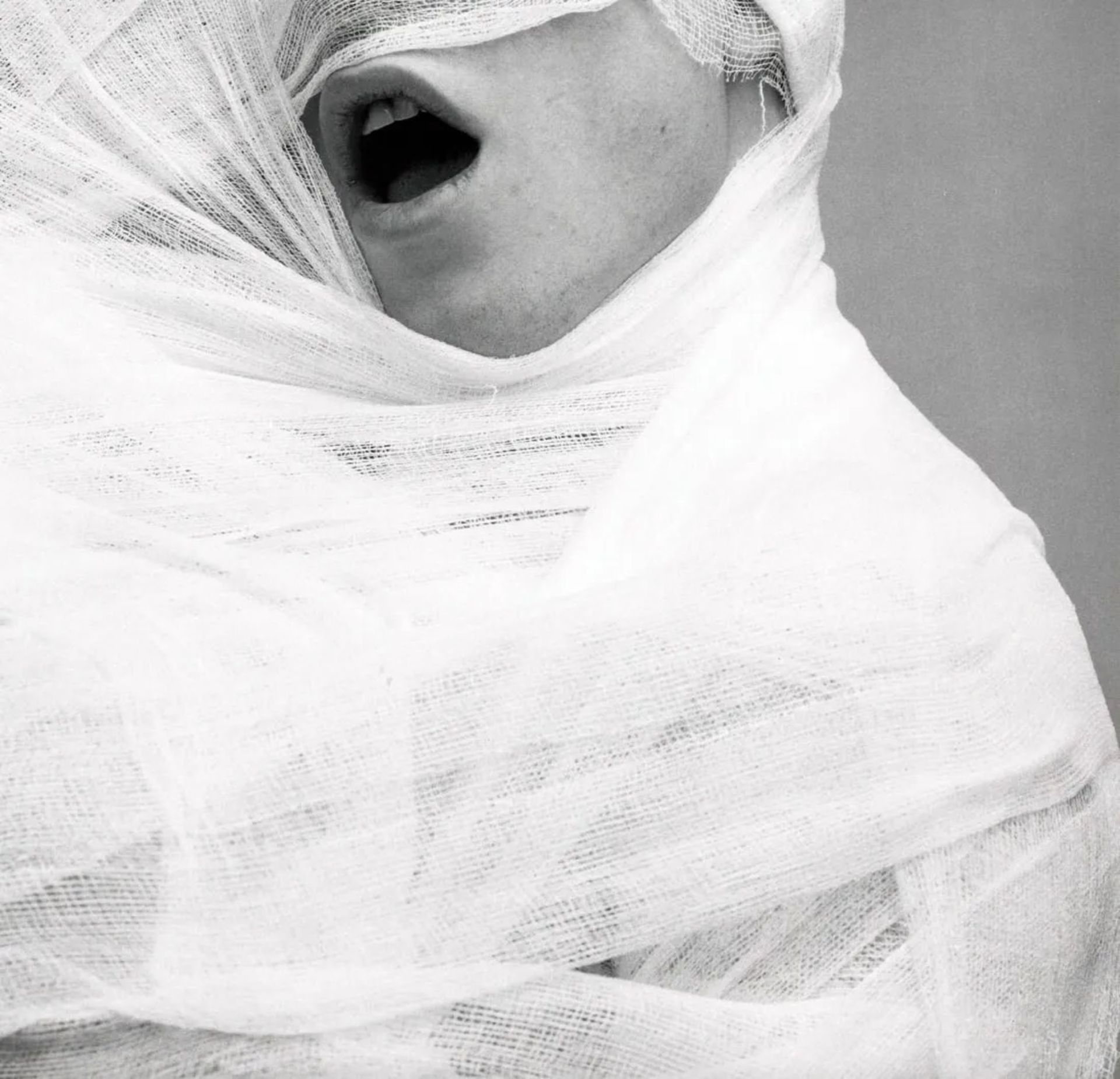 Robert Mapplethorpe "White Gauze, 1984" Print - Image 3 of 4