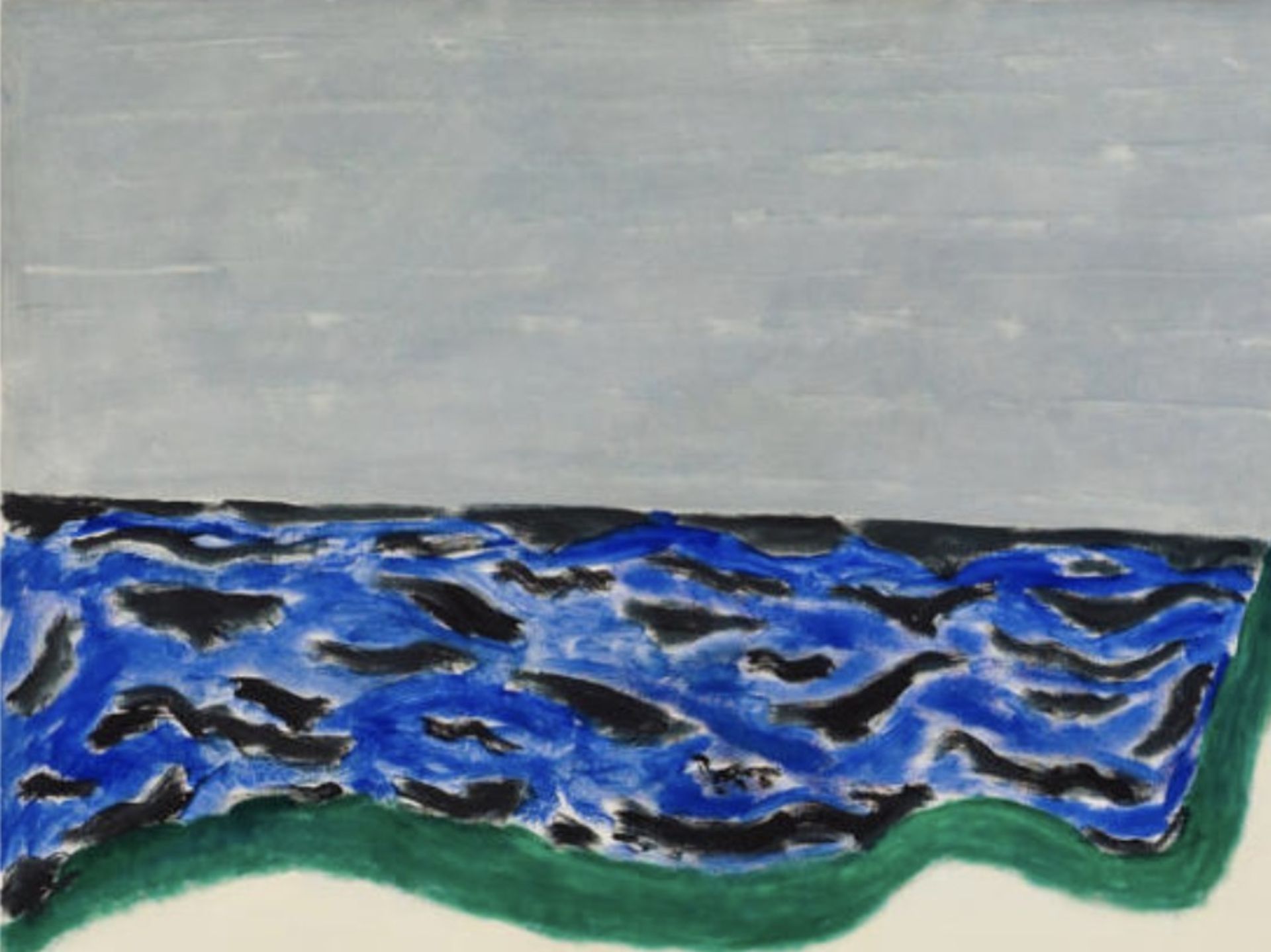 Milton Avery "Dunes and Sea II, 1960" Offset Lithograph - Bild 2 aus 5