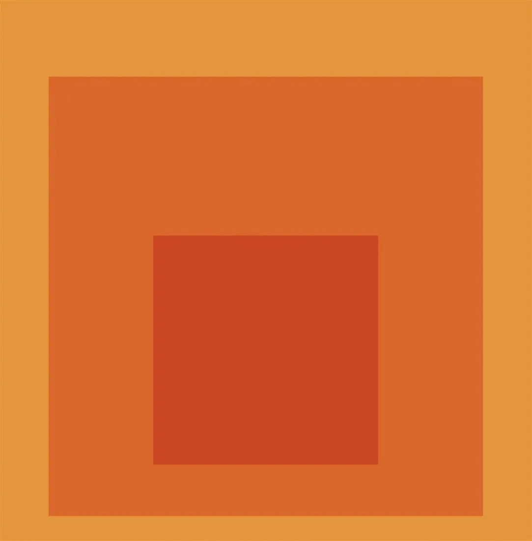 Josef Albers Homage to the Square "Orange" Offset Lithograph, After