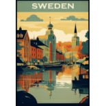 Sweden Travel Poster