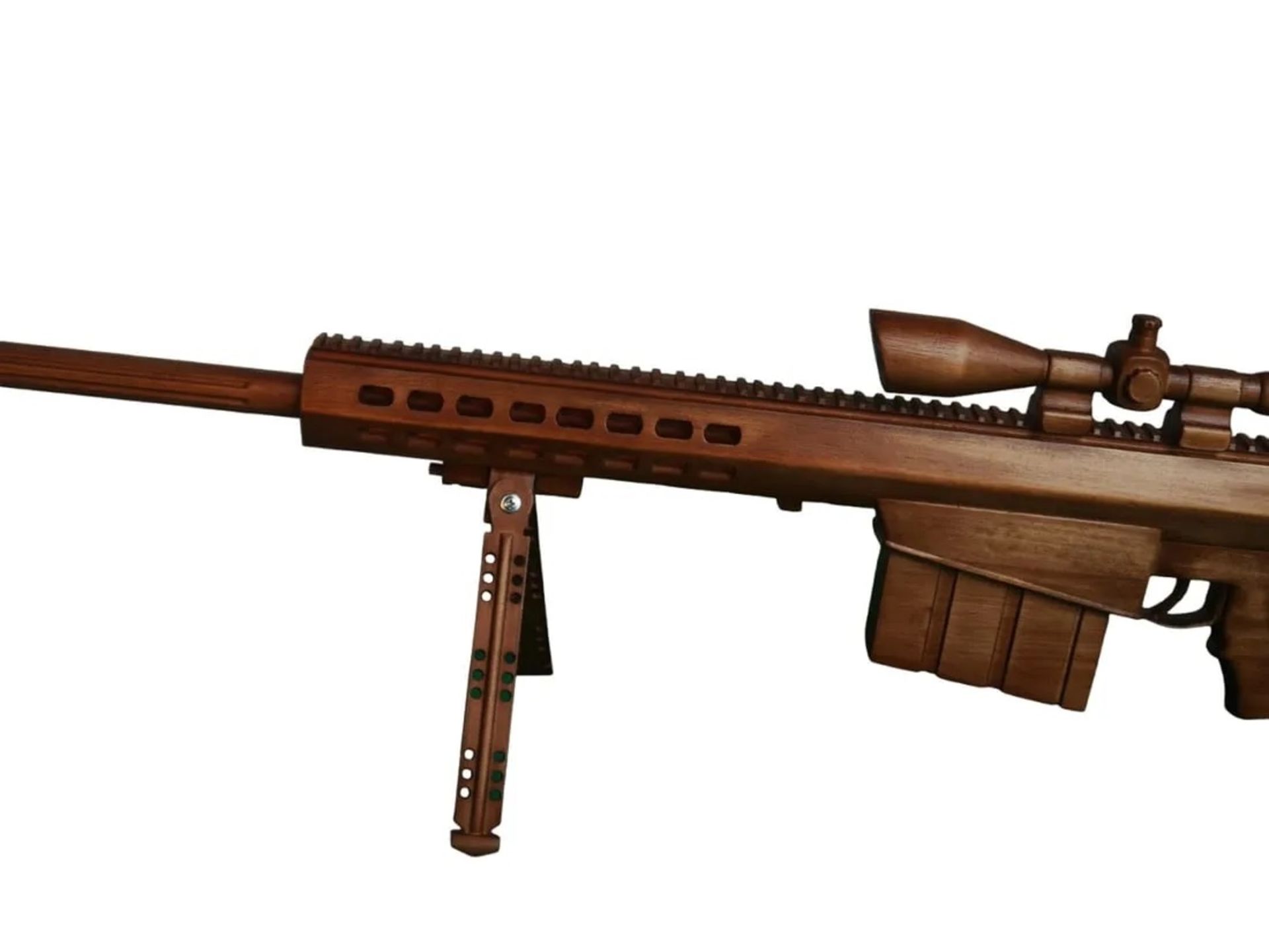 Barrett M82 Wooden Scale Desk Display - Image 5 of 6