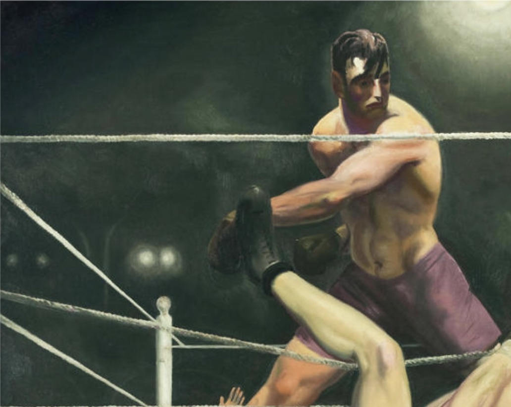 George Bellows "Dempsey and Firpo, 1924" Print - Image 2 of 6