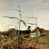 Andrew Wyeth "Autumn Cornfield, 1950" Print