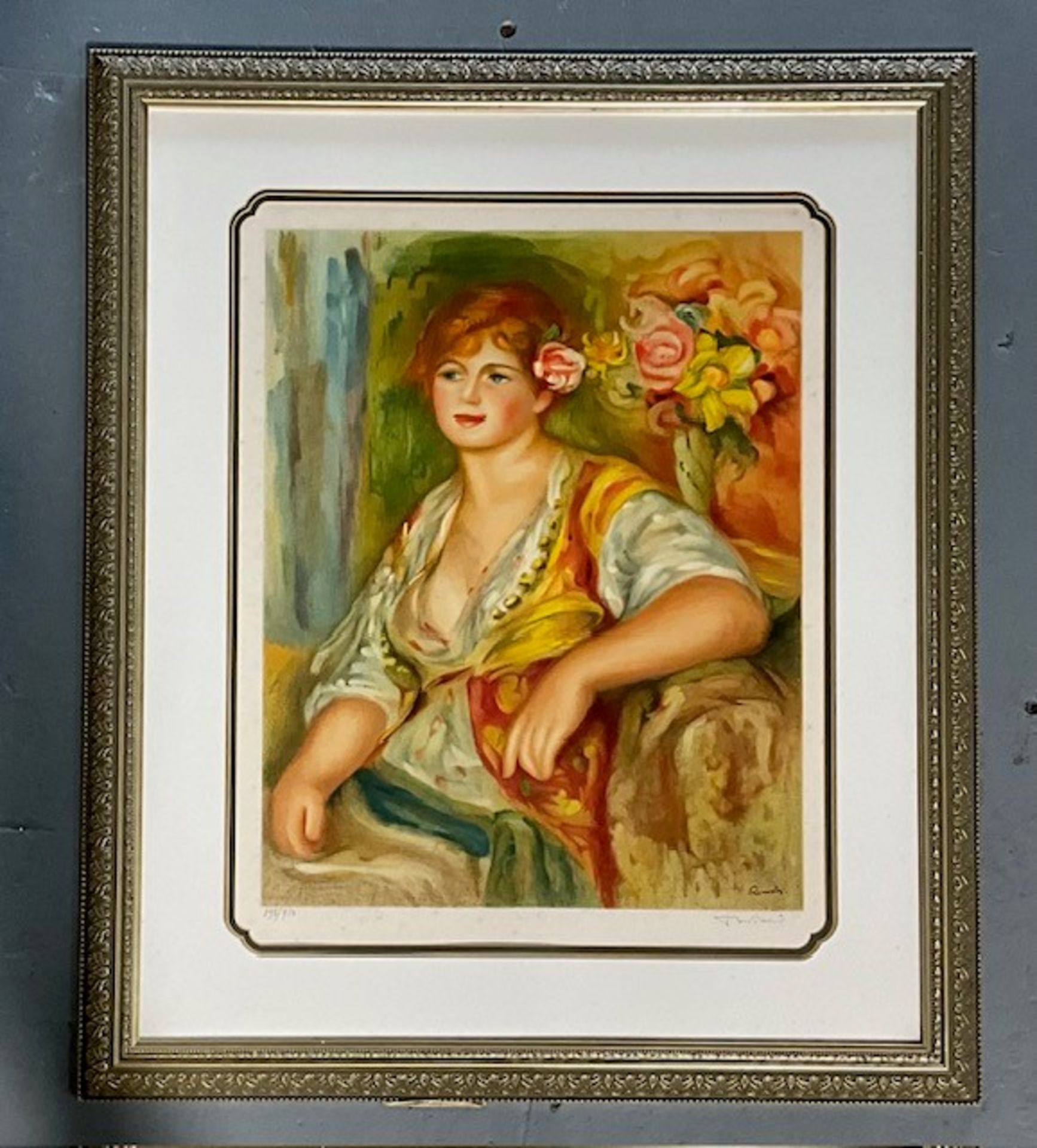 RENOIR LITHOGRAPH PENCIL SIGNED AND NUMBERED - Image 4 of 6