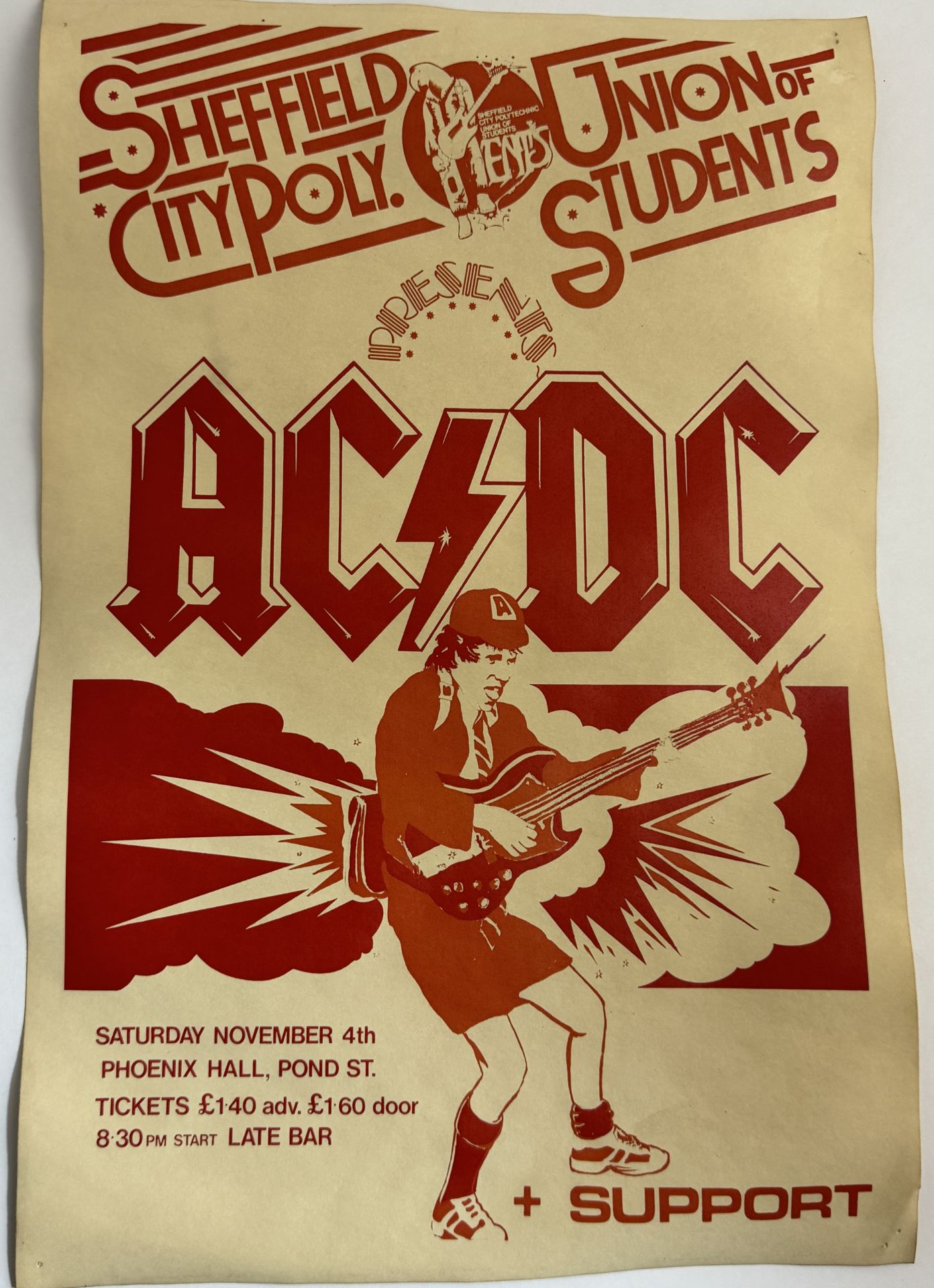 AC DC Concert Poster