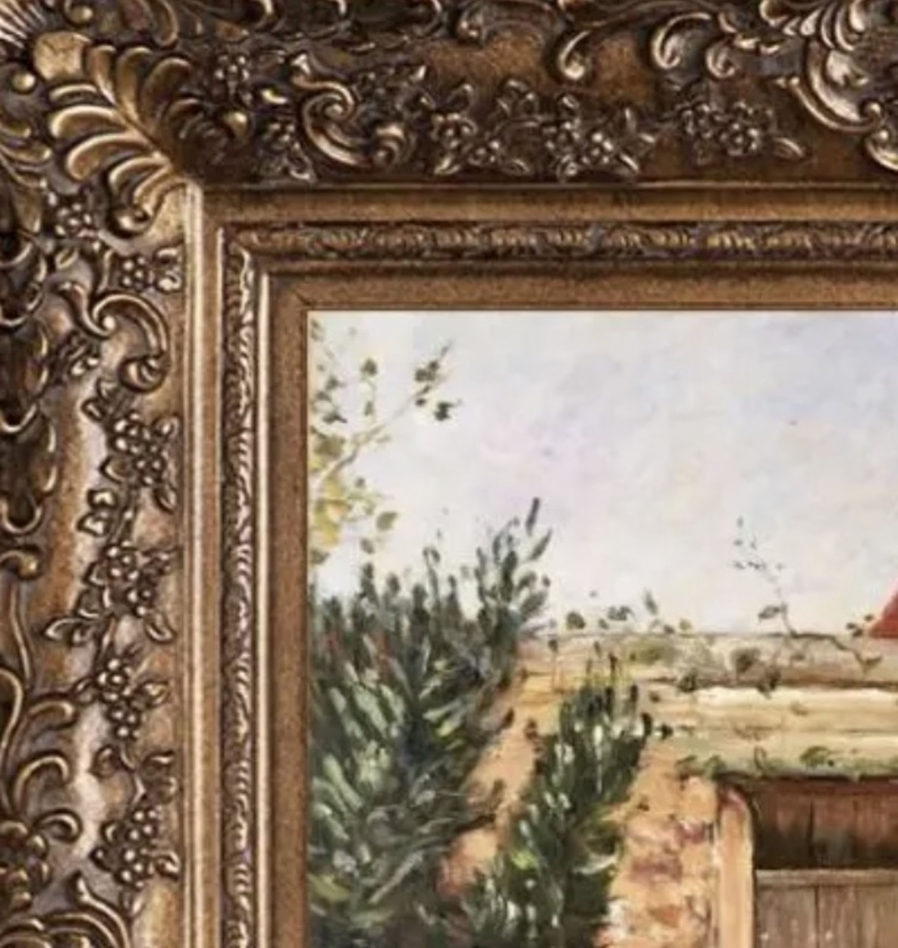 Childe Hassam "The Garden Door, 1888" Oil Painting, After - Image 2 of 5