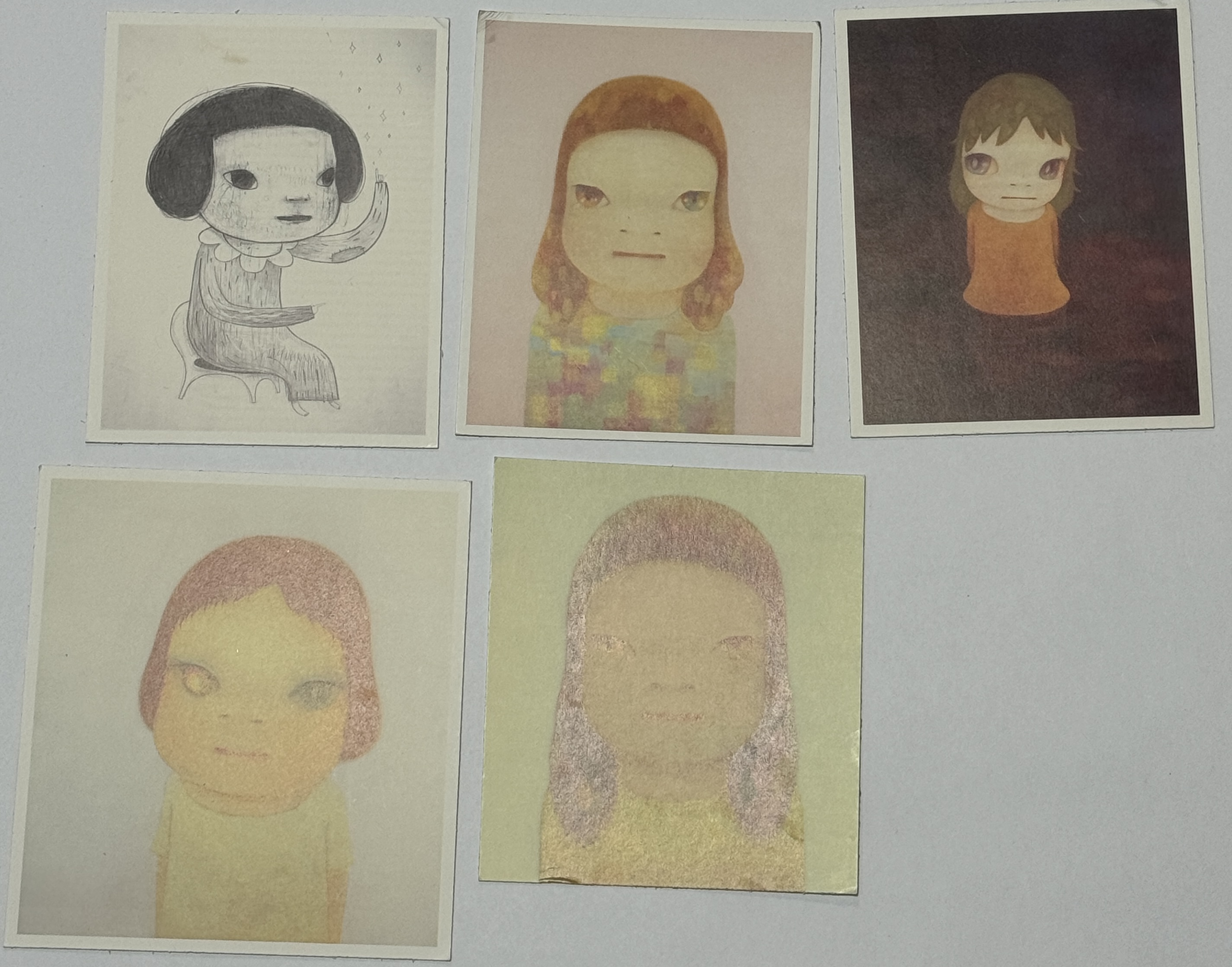 Yoshitomo Nara Offset lithograph lot of 5 - Image 2 of 3