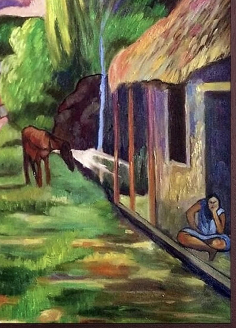 Paul Gaugin "Road in Tahiti, 1891" Oil Painting, After - Image 6 of 6