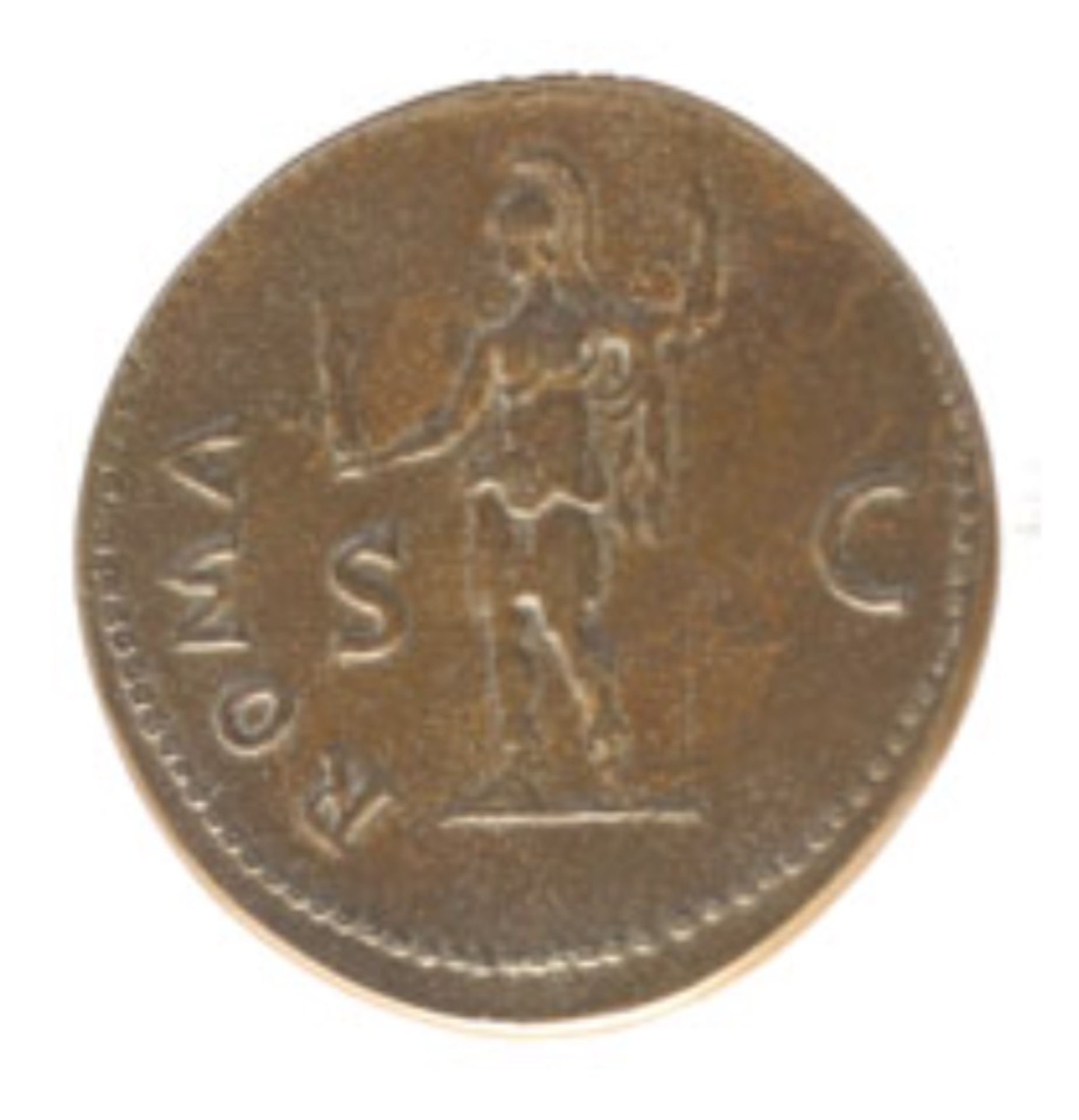 Emperor Vespasian Solid Bronze Medallion Coin - Image 2 of 2