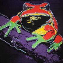 After Andy Warhol Pine Barrens Frog Screenprint (w/stamp)