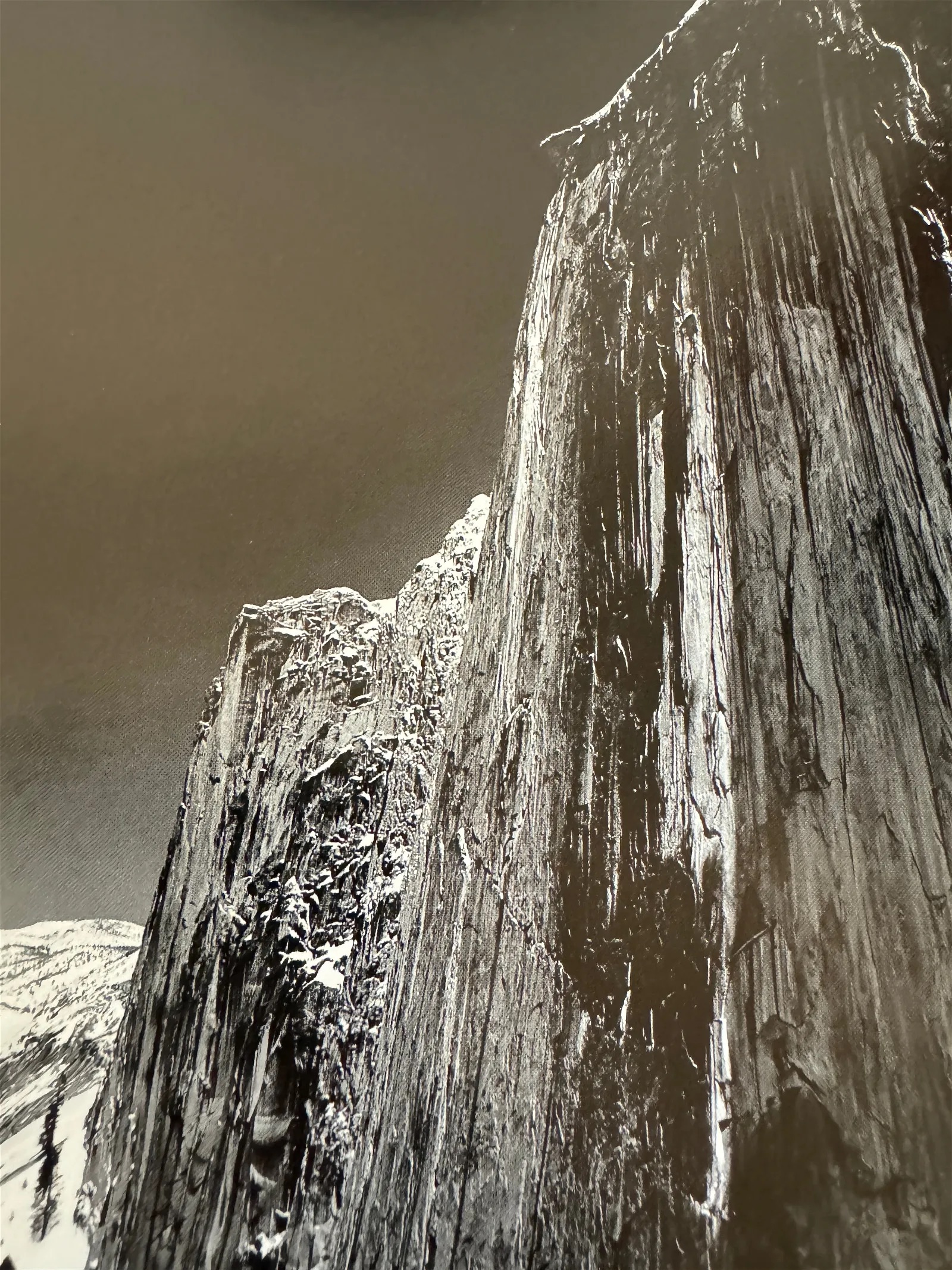 Ansel Adams "Monolith, The Face of the Half Dome, Yosemite Valley, 1927" Print - Image 3 of 5
