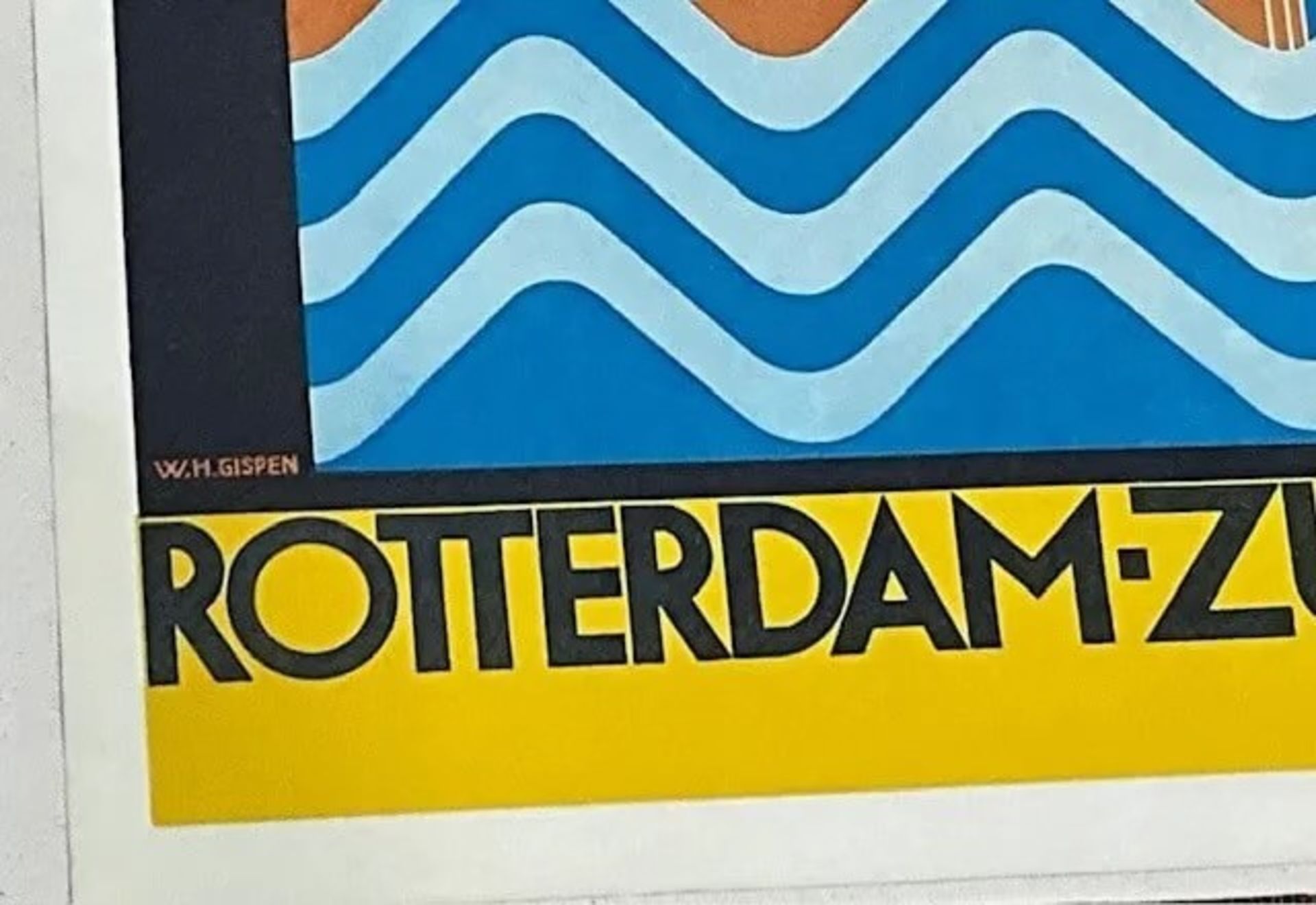 William Hendrik Gispen Aldabi Rotterdam Poster - Bild 3 aus 4