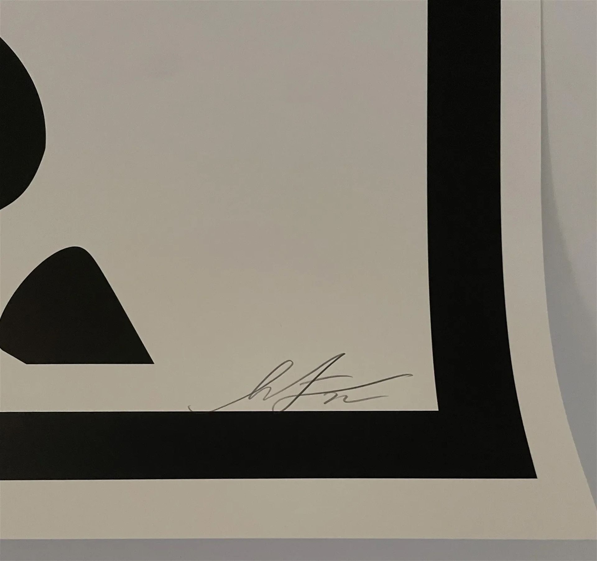 Shepard Fairey Signed "White Face" Offset Lithograph - Bild 2 aus 3