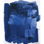 Hans Hofmann "Blue Monolith, 1964" Offset Lithograph