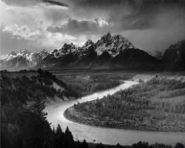 Ansel Adams "The Tetons and the Snake River, 1942" Print