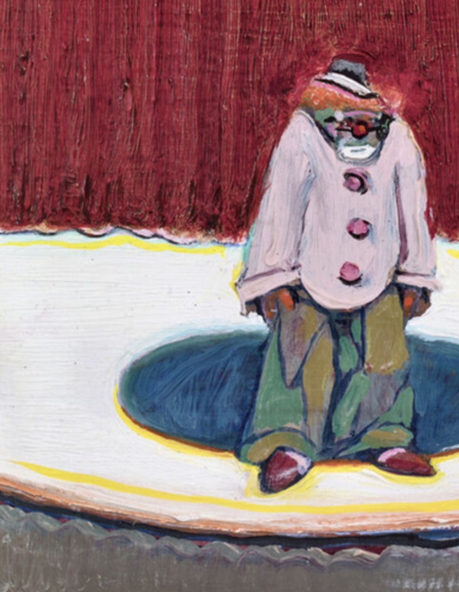 Wayne Thiebaud "Clown with Red Hair, 2015" Offset Lithograph - Bild 4 aus 5