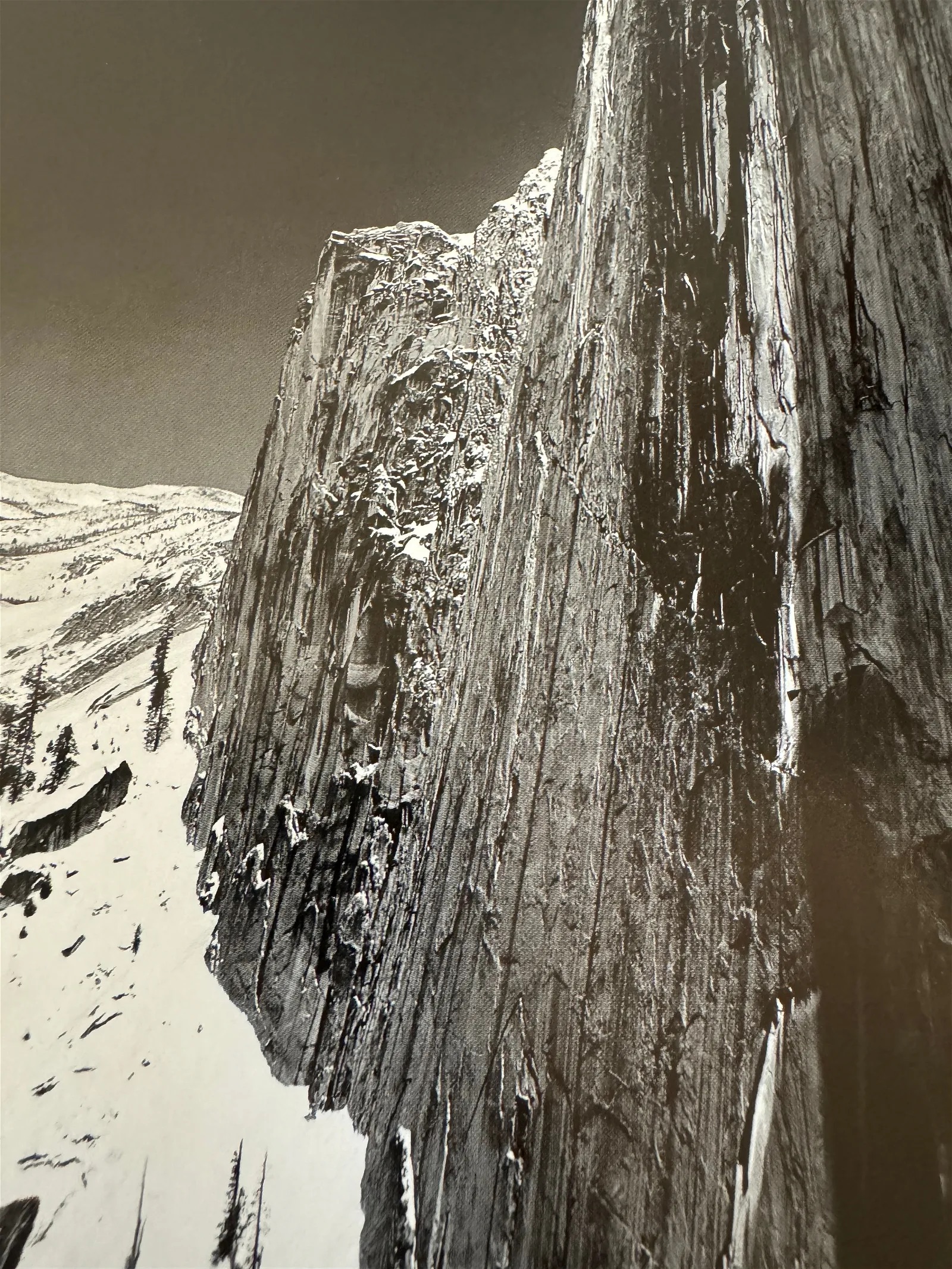 Ansel Adams "Monolith, The Face of the Half Dome, Yosemite Valley, 1927" Print - Image 4 of 5