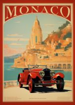 Monaco Travel Poster
