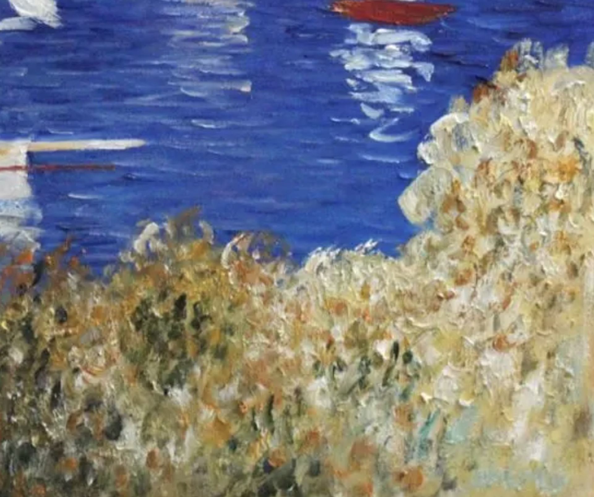 Claude Monet "Bassin d'Argenteuil, 1874" Oil Painting, After - Bild 5 aus 5