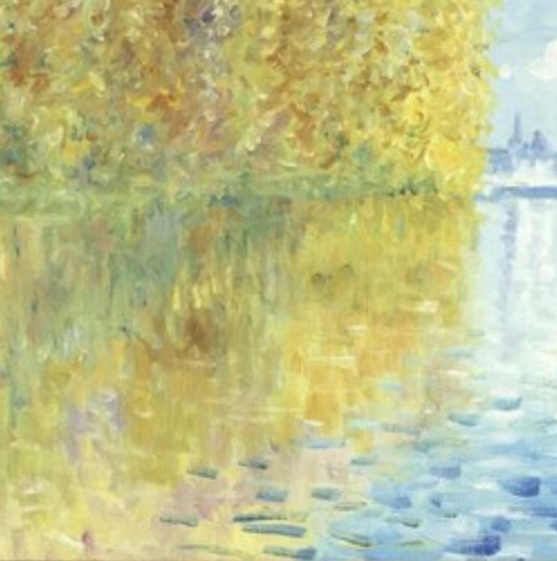 Claude Monet "Autumn at Argenteuil, 1873" Oil Painting, After - Image 5 of 6