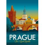 Prague, Czech Republic Travel Poster