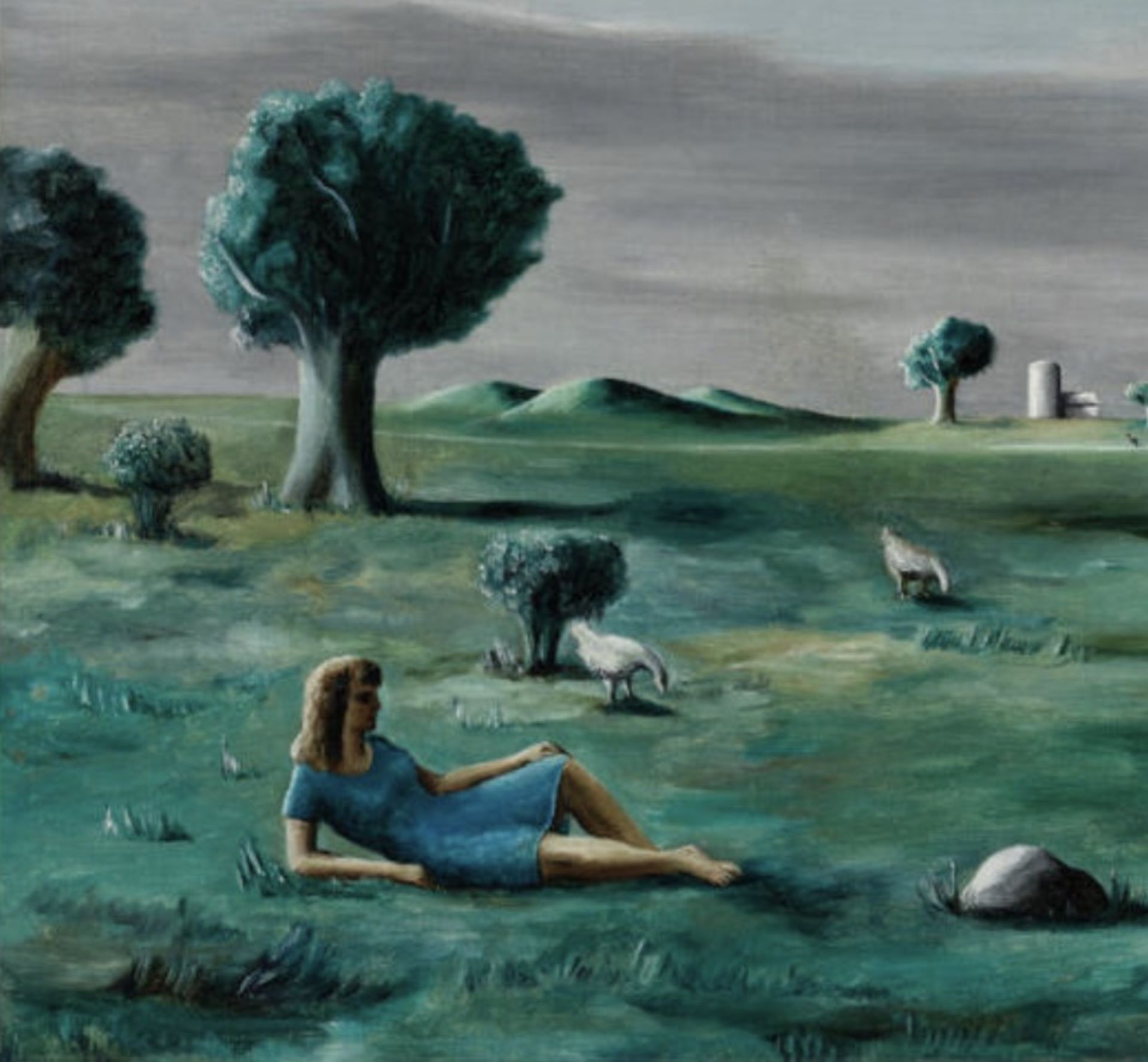 Gertrude Abercrombie "Out in the Country, 1939" Offset Lithograph - Image 4 of 5