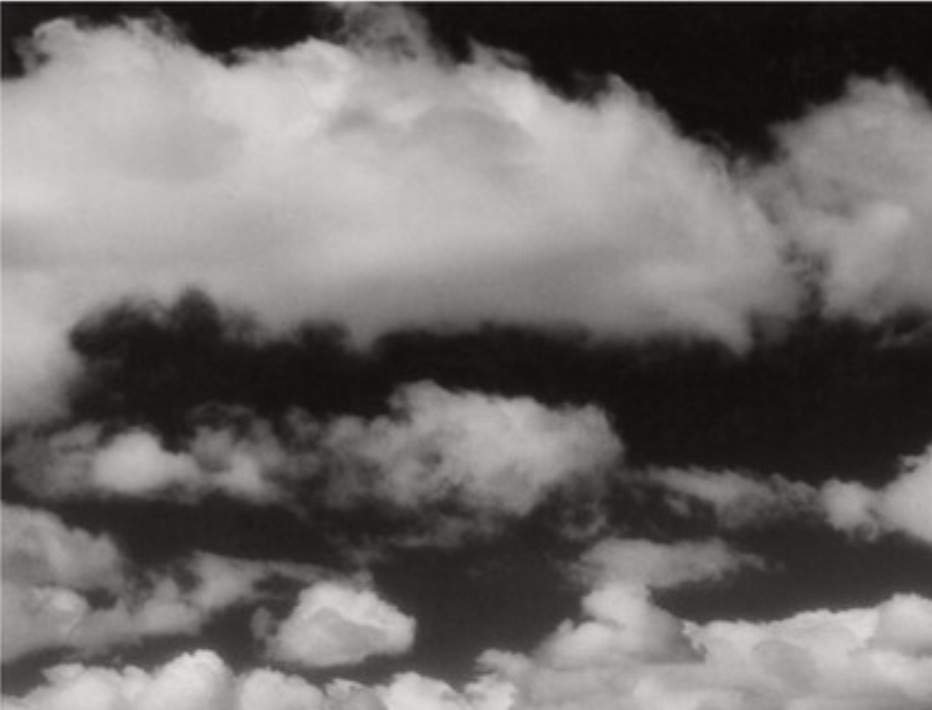 Minor White "Barn and Clouds of Naples and Dansville, 1955" Print - Image 2 of 5