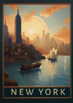 New York Travel Poster