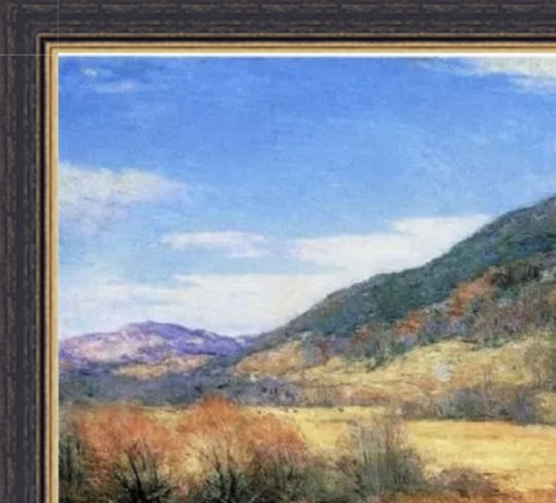 Willard Leroy Metcalf "Indian Summer, Vermont, 1922" Oil Painting, After - Bild 3 aus 5