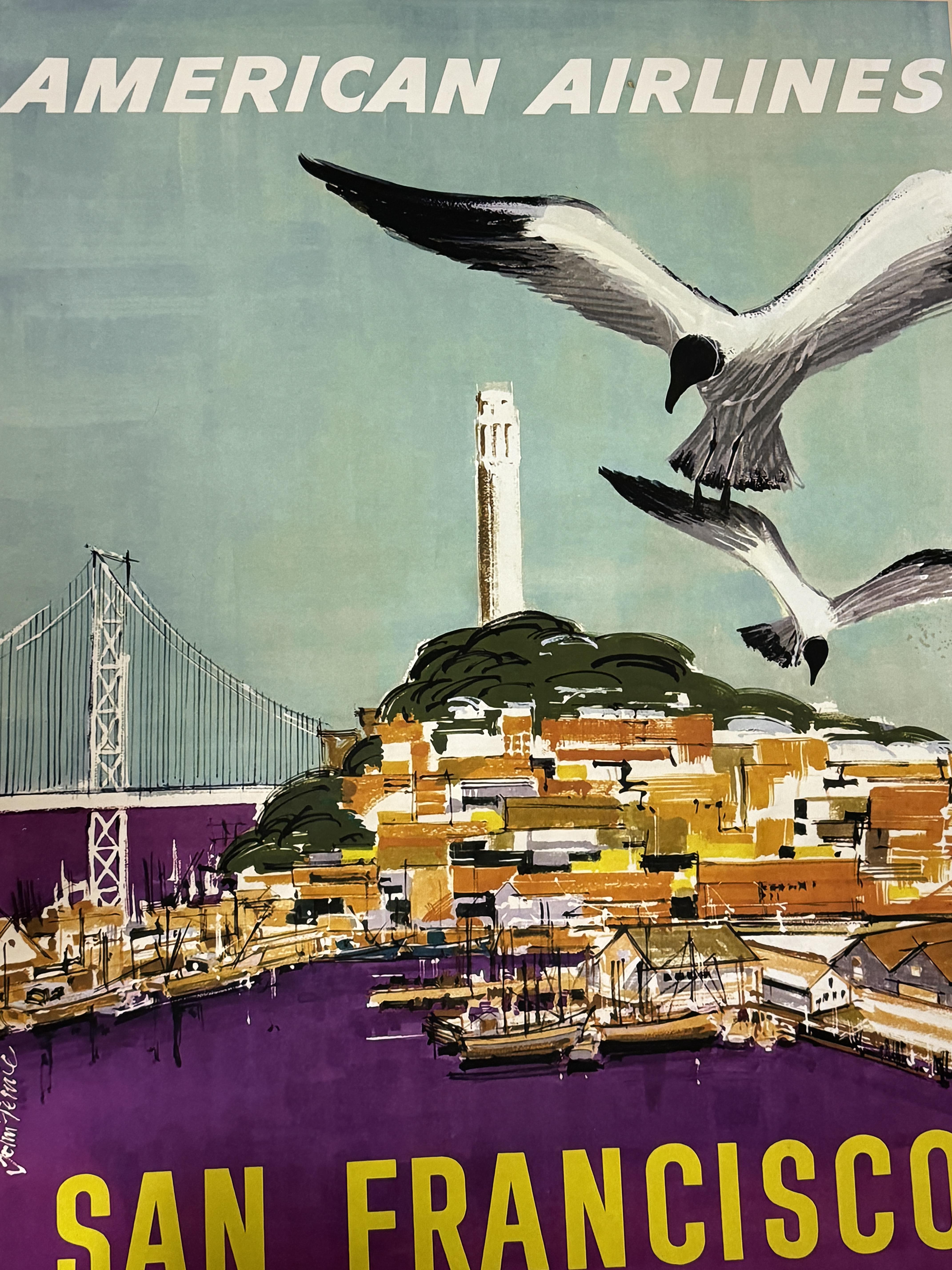 American Airlines San Francisco Poster - Image 2 of 2