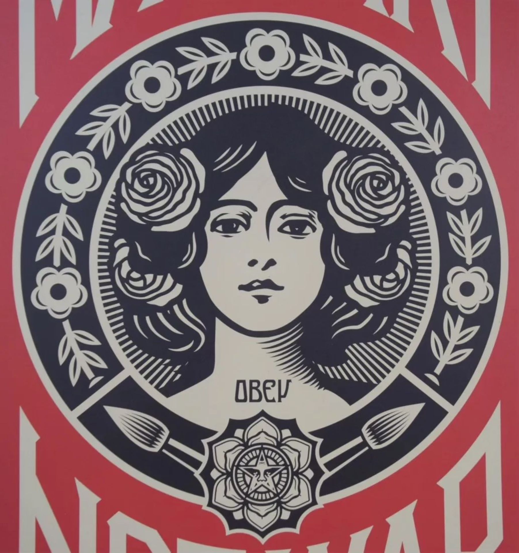 Shepard Fairey, Signed Offset Lithograph ( Make Art) - Bild 2 aus 3