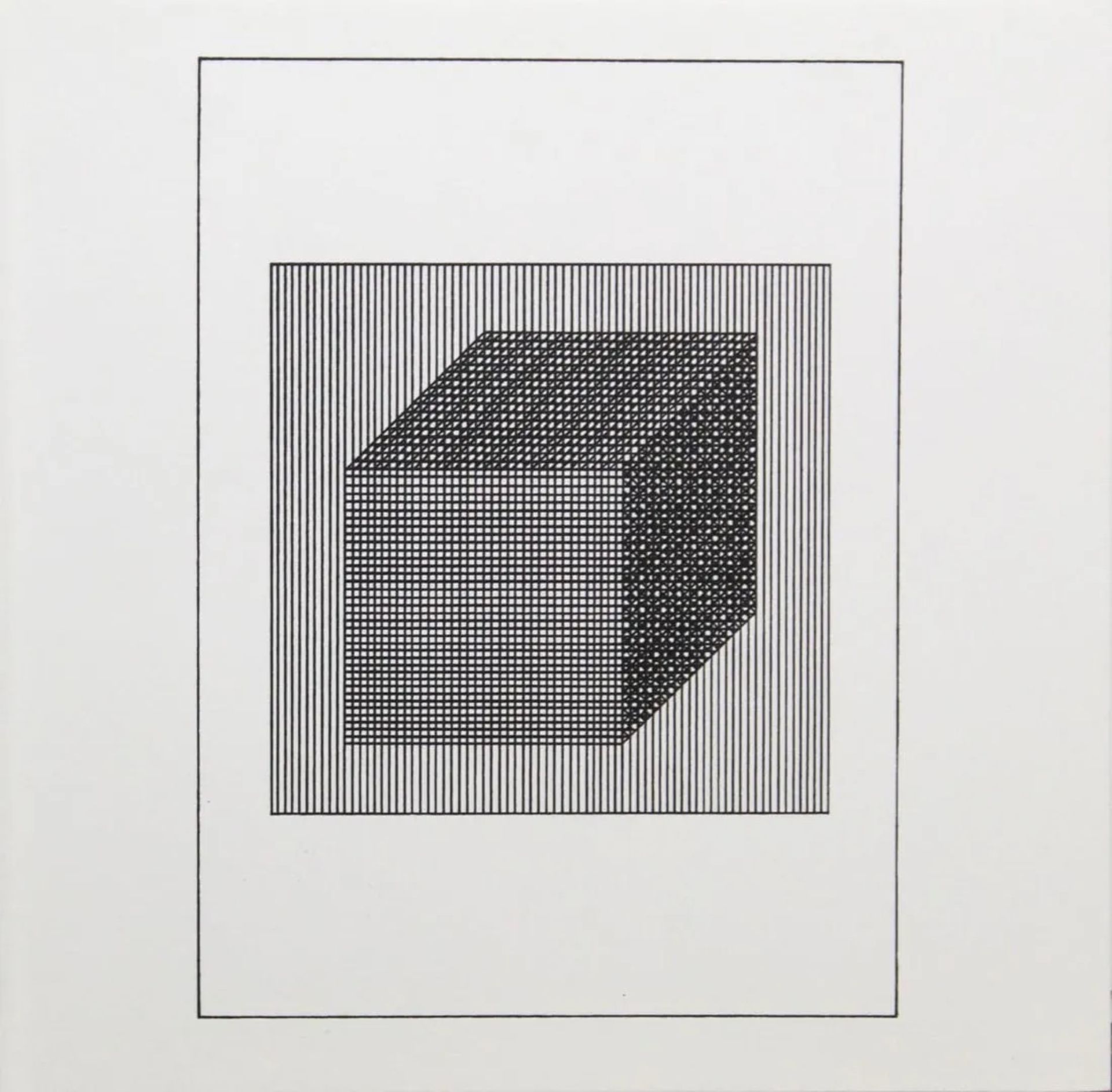 Sol Lewitt "XVIII" 1984 Silkscreen