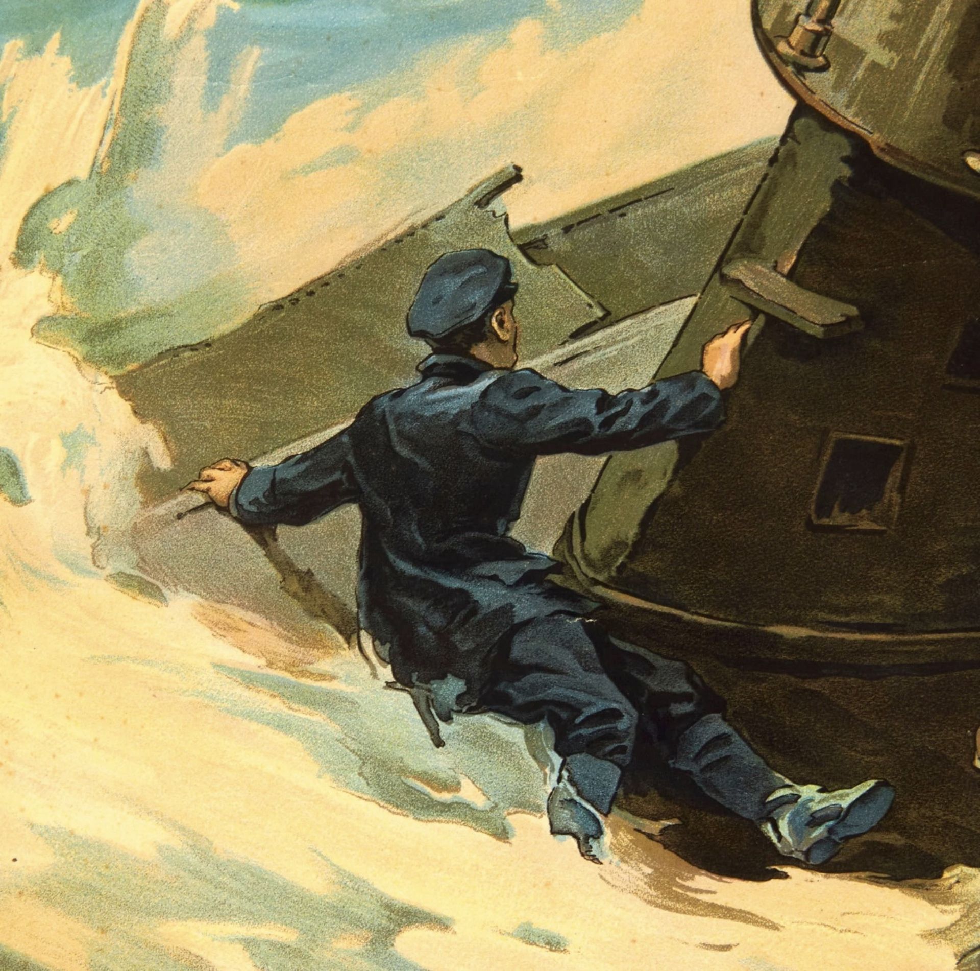 World War I "They Kept the Sea Lanes Open" Poster - Bild 4 aus 9