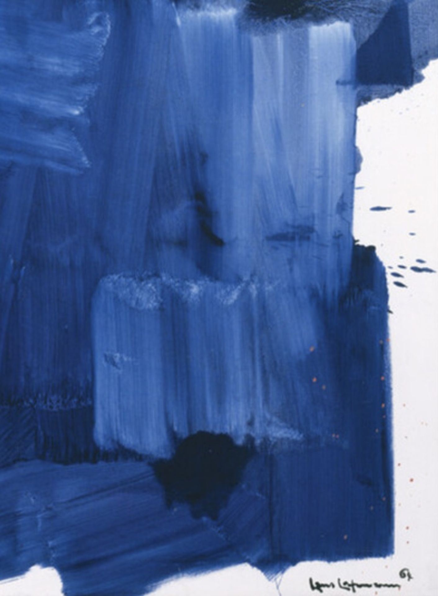 Hans Hofmann "Blue Monolith, 1964" Offset Lithograph - Bild 5 aus 5
