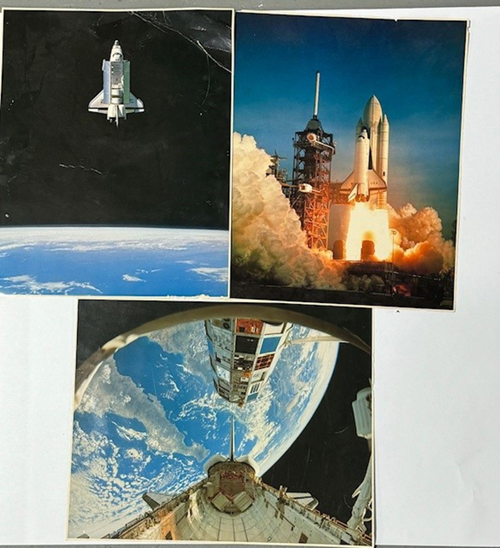 GROUPING OF 3 NASA SPACE PHOTO-LITHOS