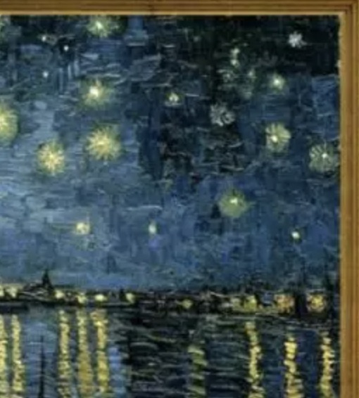 Vincent Van Gogh "Starry Night Over the Rhone" Oil Painting, After - Image 3 of 5