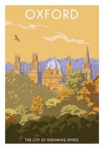 Oxford Travel Poster