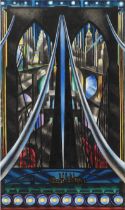 Joseph Stella "Brooklyn Bridge, 1939" Offset Lithograph