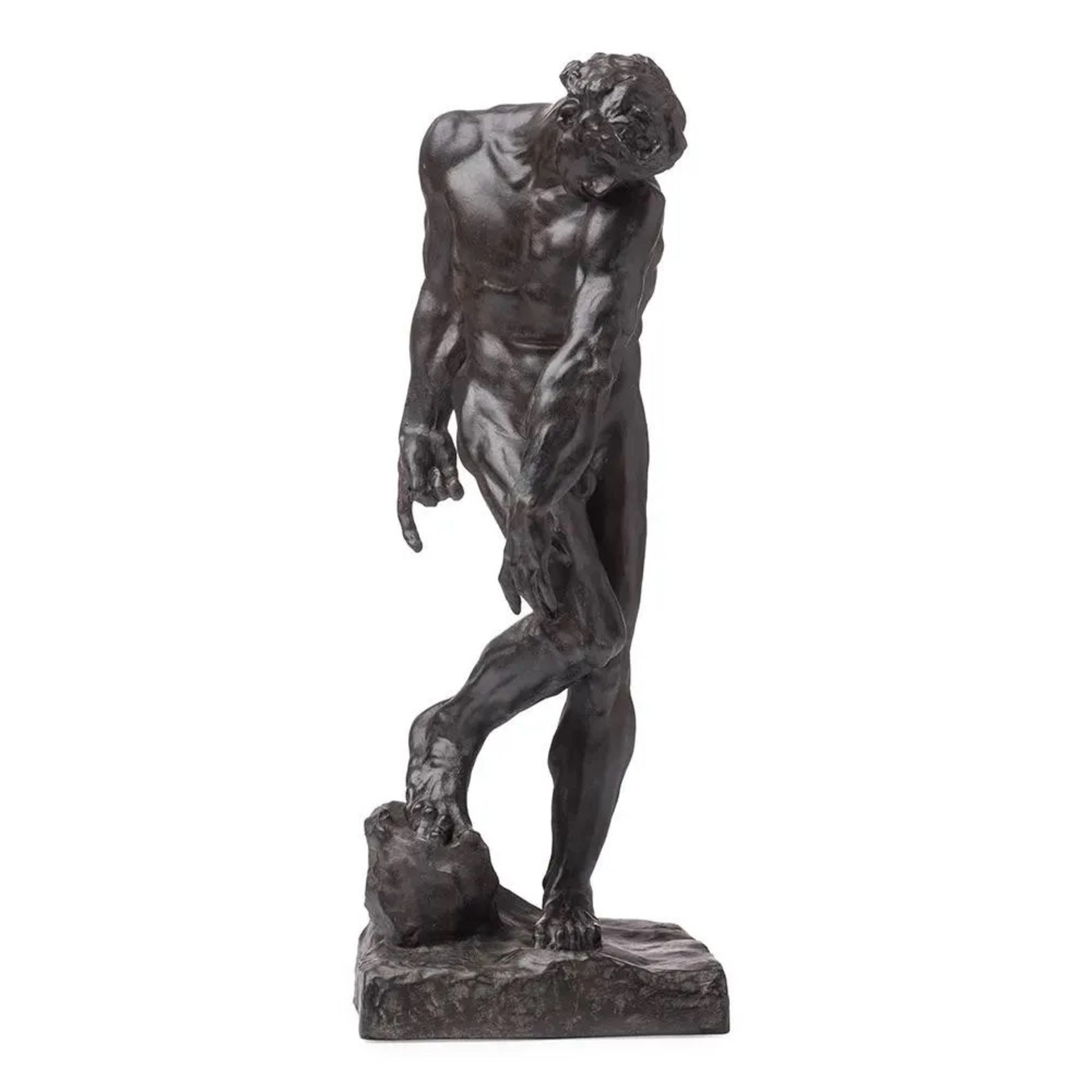 Auguste Rodin "Adam, 1910" Sculpture - Bild 3 aus 3