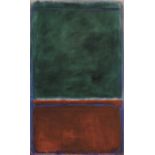 Mark Rothko "Green and Maroon, 1953" Offset Lithograph