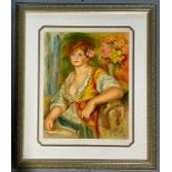 RENOIR LITHOGRAPH PENCIL SIGNED AND NUMBERED