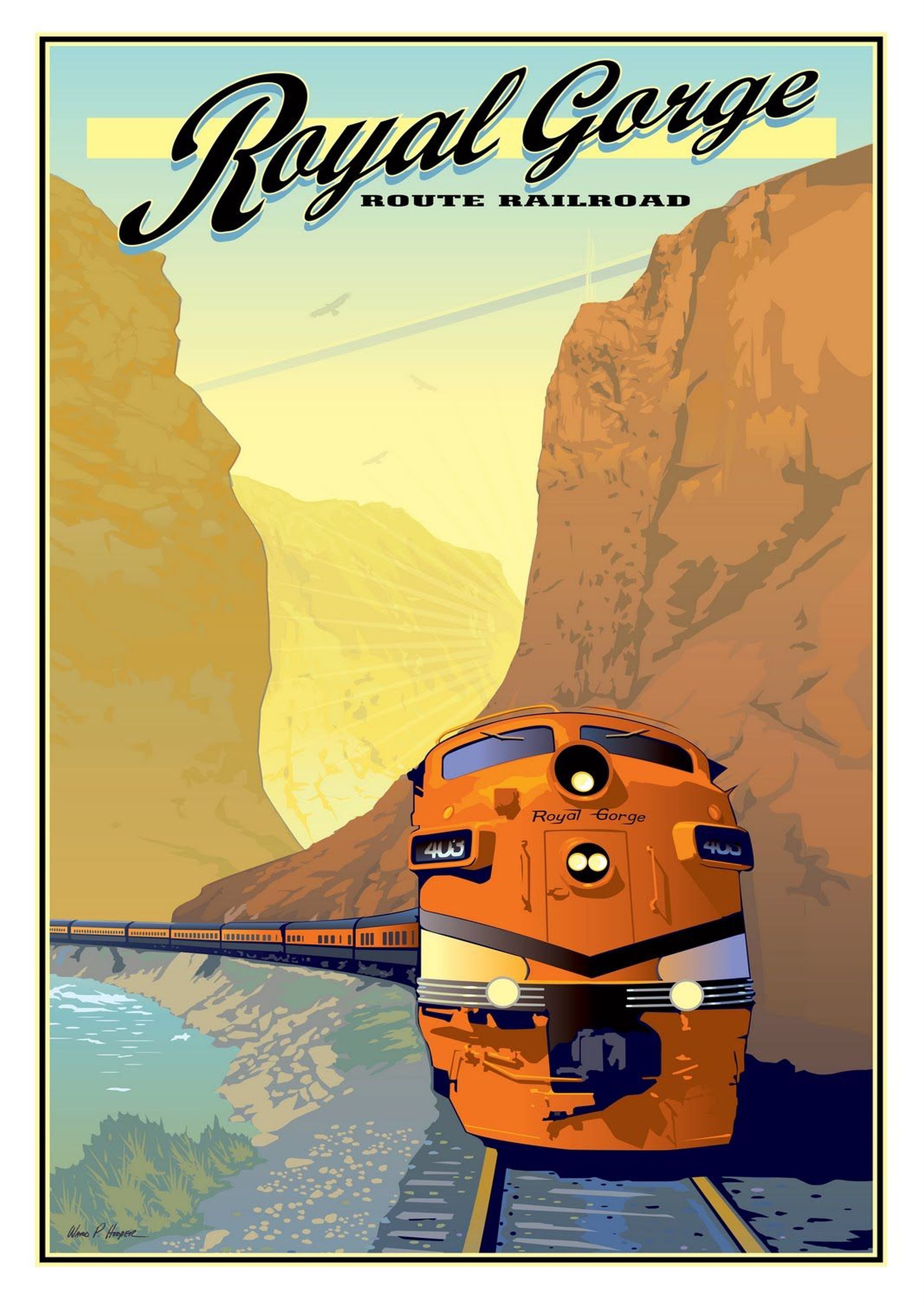 Royal Gorge Travel Poster