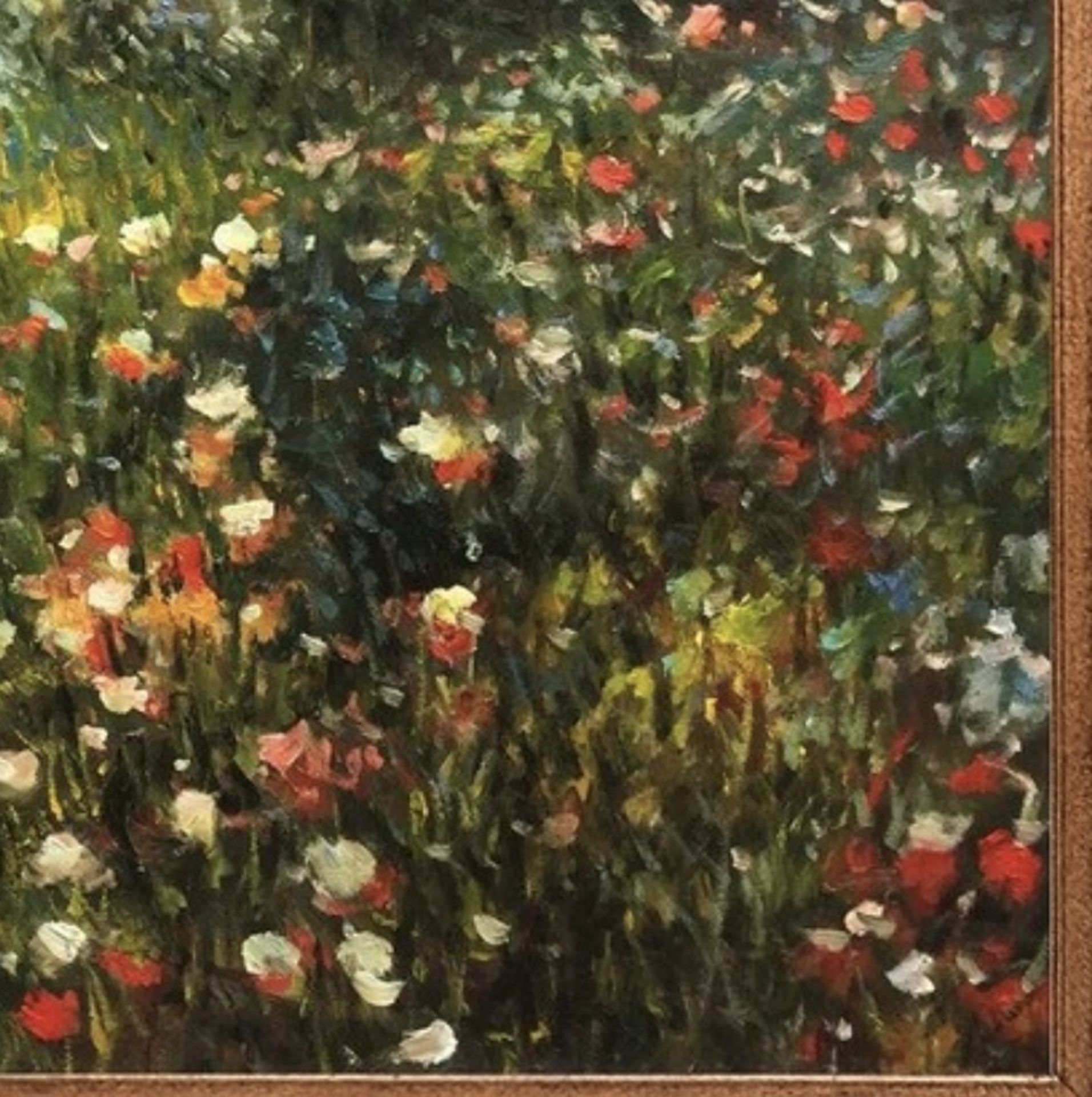 Pierre Auguste Renoir "Woman with a Parasol in a Garden, 1875" Oil Painting, After - Image 6 of 6