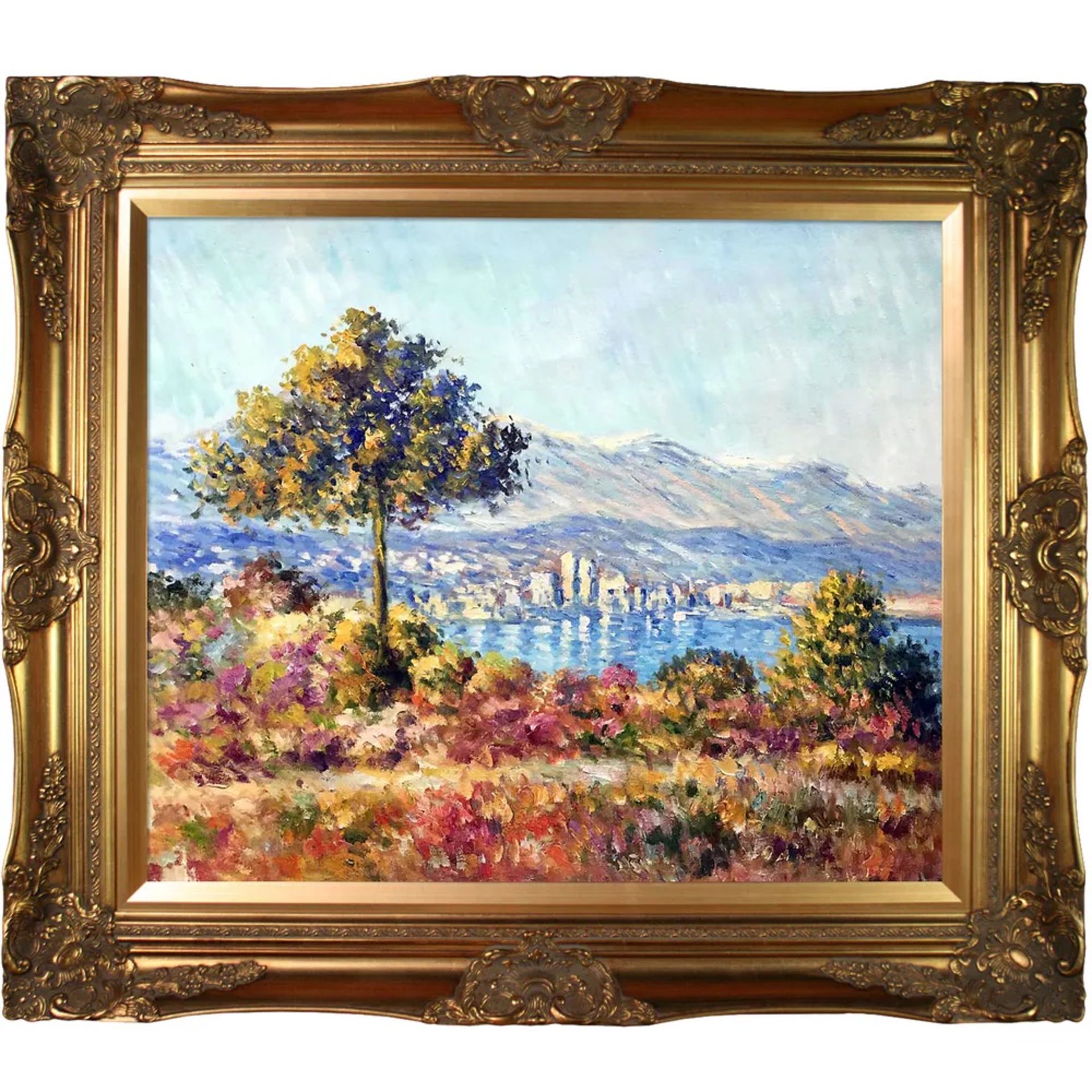 Claude Monet "Antibes, 1888" Oil Painting, After