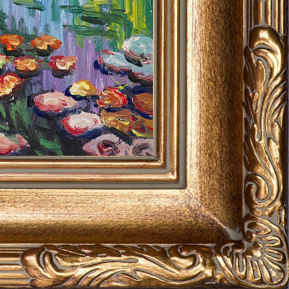Claude Monet "Water Lilies" Oil Painting, After - Image 2 of 6