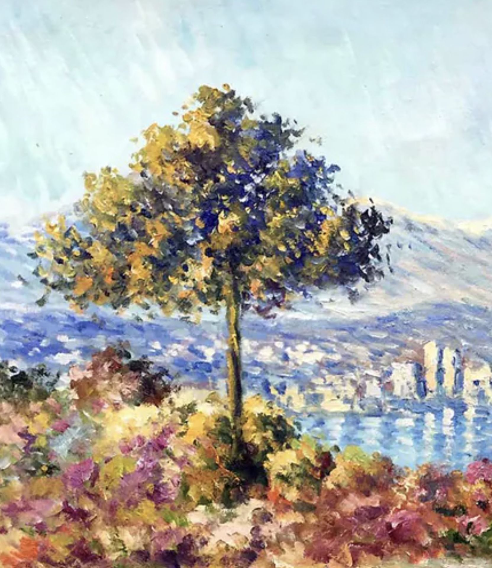 Claude Monet "Antibes, 1888" Oil Painting, After - Image 3 of 6