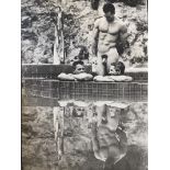 Tom Bianchi "Male Nude, Pool" Print
