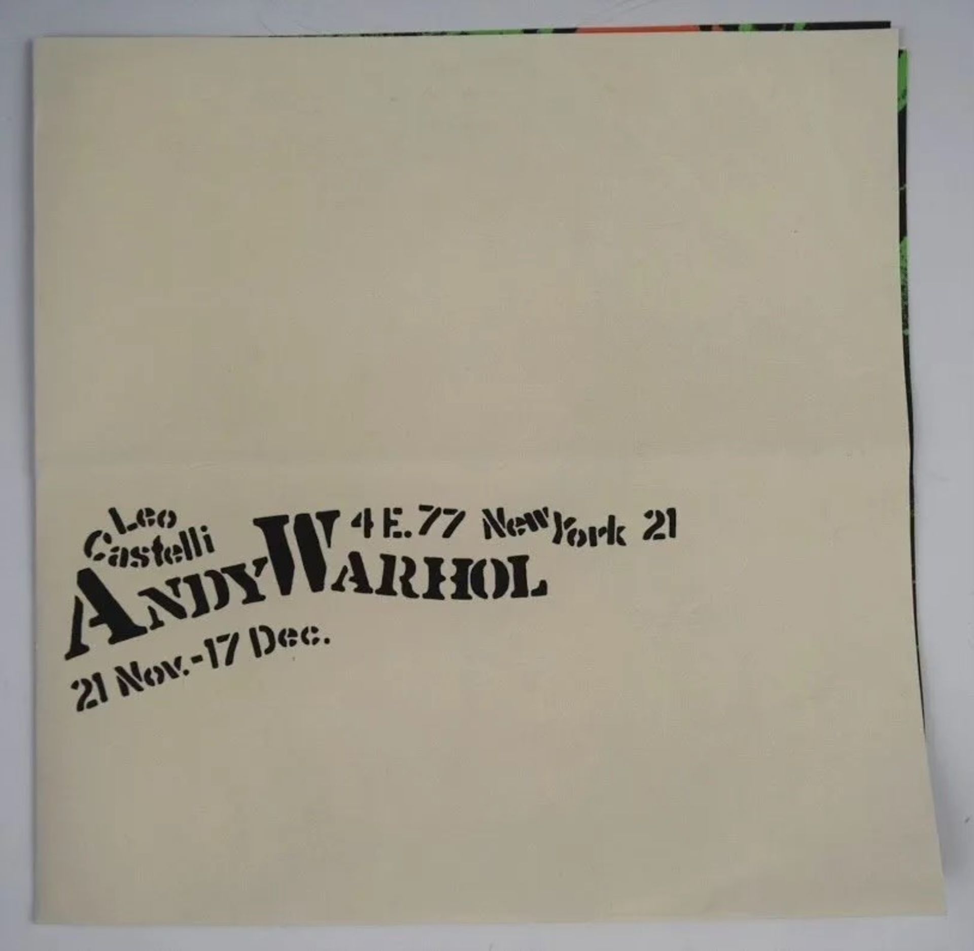 Andy Warhol, Flowers ( Mailer) - Bild 3 aus 4